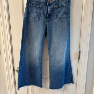MOTHER Flare Jeans in Classic Blue